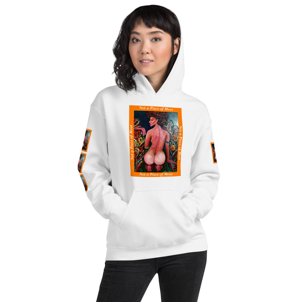 Not a Piece of Meat Hoodie (White)