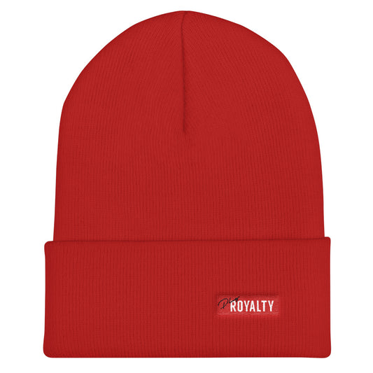 PlugRoyalty® Cuffed Beanie "Red"