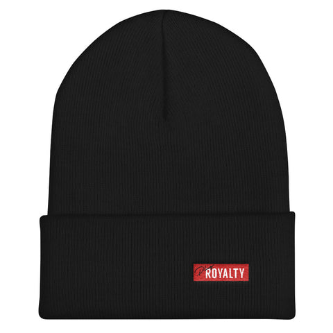 PlugRoyalty® Cuffed Beanie "Black"
