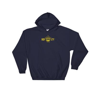 PlugRoyalty® Hooded Sweatshirt "Navy Blue/Gold"