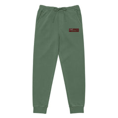 Embroidered PlugRoyalty® Logo Bar pigment-dyed sweatpants