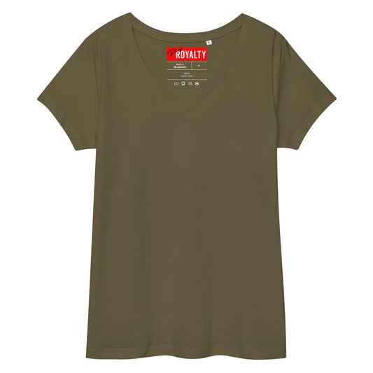 Women’s R.O.Y.A.L.T.Y fitted v-neck t-shirt