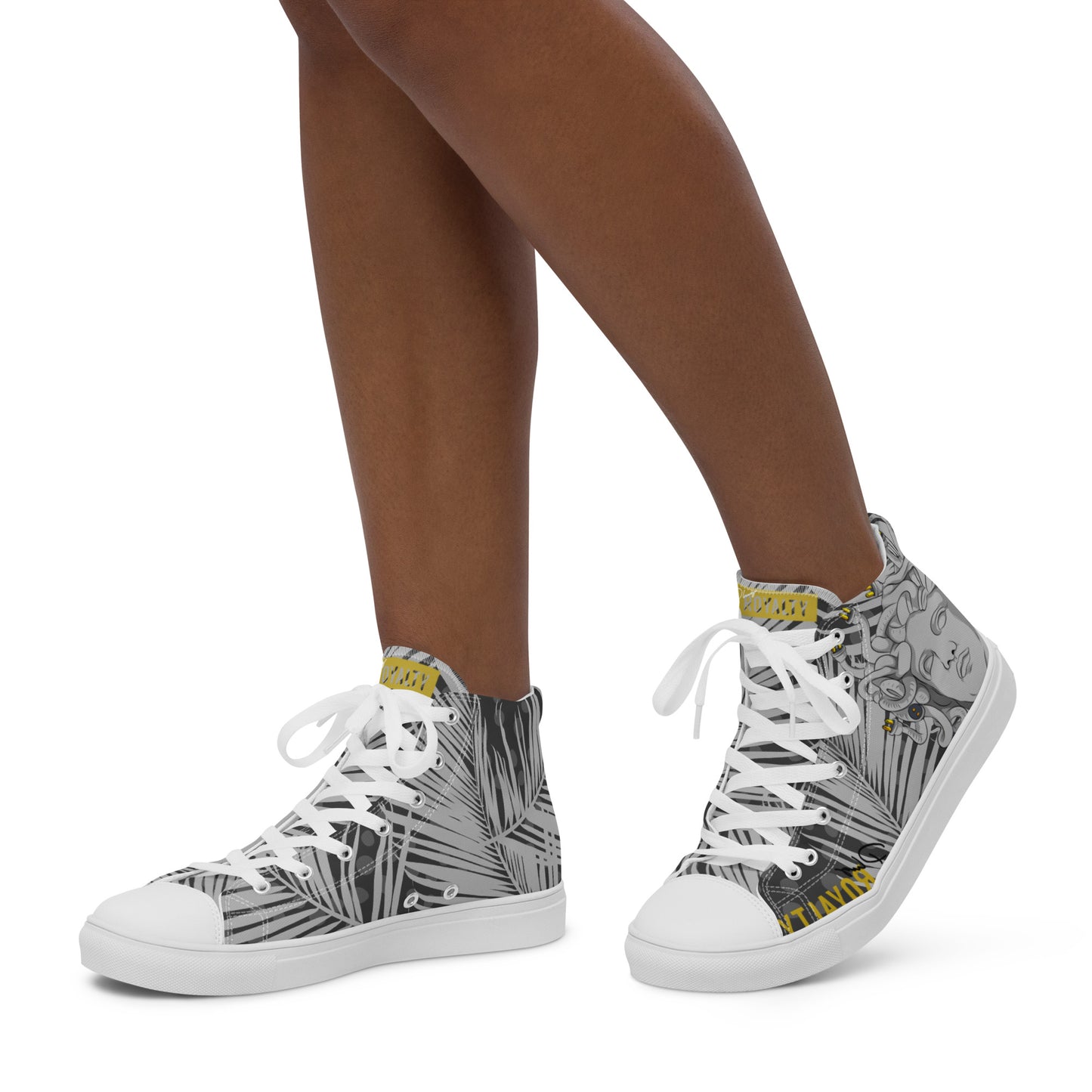 Women’s high-top Medusa Plug canvas shoes