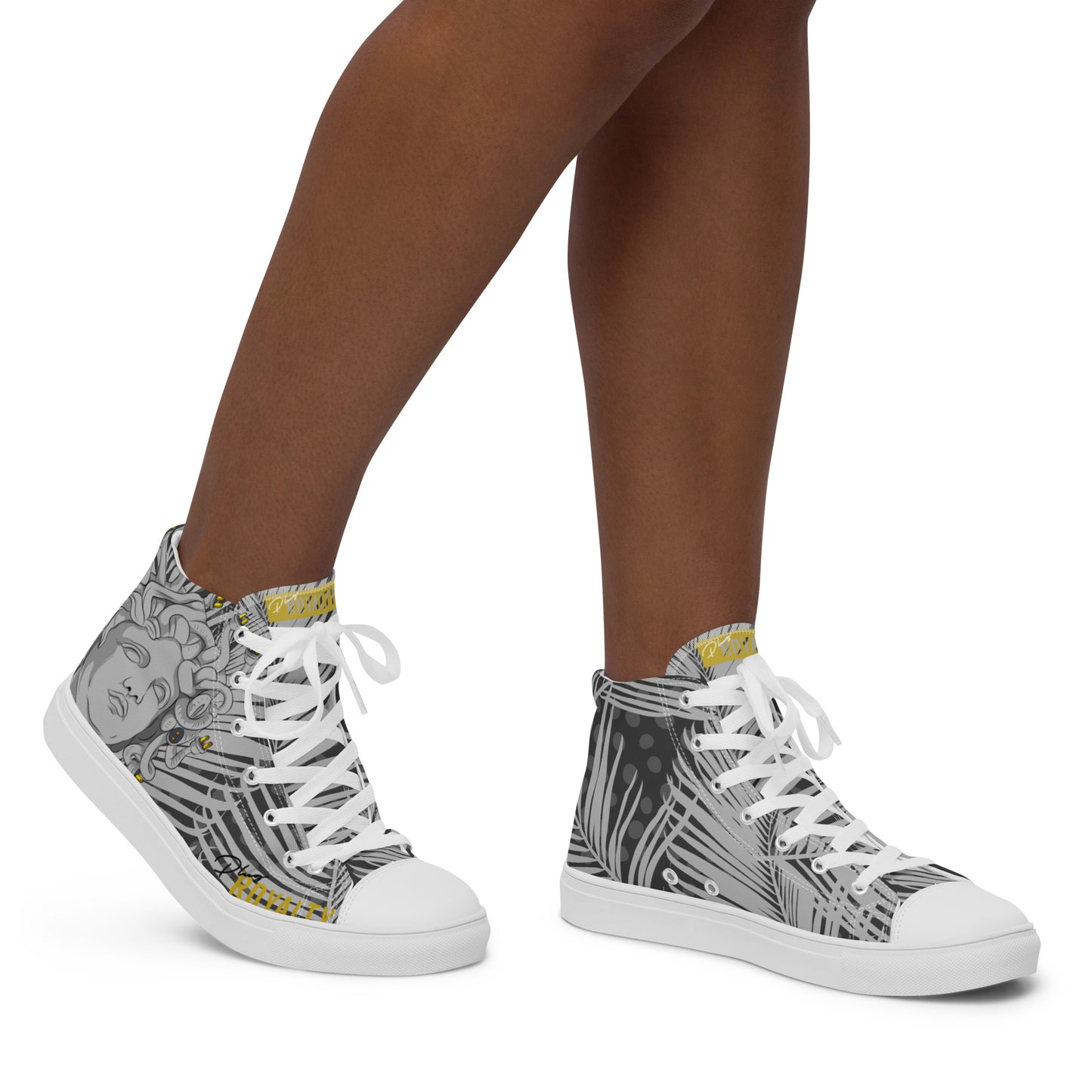 Women’s high-top Medusa Plug canvas shoes